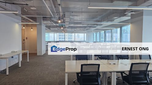 Fully Fitted Open Concept Pillar/Boutique Office KL Eco City For Rent, Kuala Lumpur, Bangsar