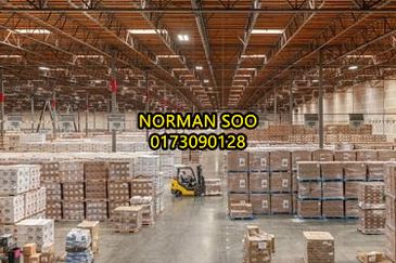 RM 250m Class A Port Klang warehouse for Sale