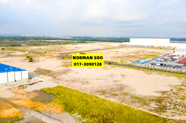 30- 1,000 acres- Rm60psf- Port Klang Heavy Industrial Land for Sale