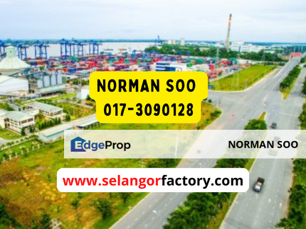 Bandar Bukit Raja Industrial Land For Sale, Selangor, Bandar Bukit Raja