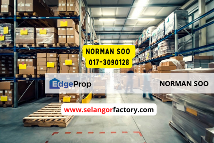 RM 1.50 psf || Shah Alam Warehouse for Rent, Selangor, Shah Alam