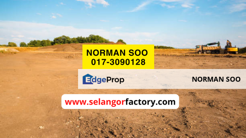 Kapar 5 acres Industrial Land for Sale, Selangor, Klang