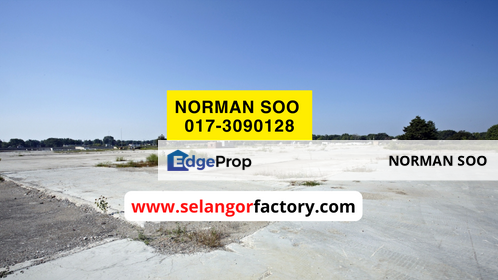 Bukit Raja Rm 125 psf Industrial Land For Sale, Selangor, Bandar Bukit Raja