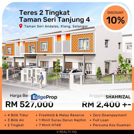 R𝐮𝐦𝐚𝐡 𝐓𝐞𝐫𝐞𝐬 𝟐 𝐓𝐢𝐧𝐠𝐤𝐚𝐭 𝐝𝐢 𝐓𝐚𝐦𝐚𝐧 𝐀𝐧𝐝𝐚𝐥𝐚𝐬 𝐊𝐥𝐚𝐧𝐠. (𝐅𝐫𝐞𝐞𝐇𝐨𝐥𝐝 𝐑𝐞𝐳𝐚𝐛 𝐌𝐞𝐥𝐚𝐲𝐮), Selangor, Klang
