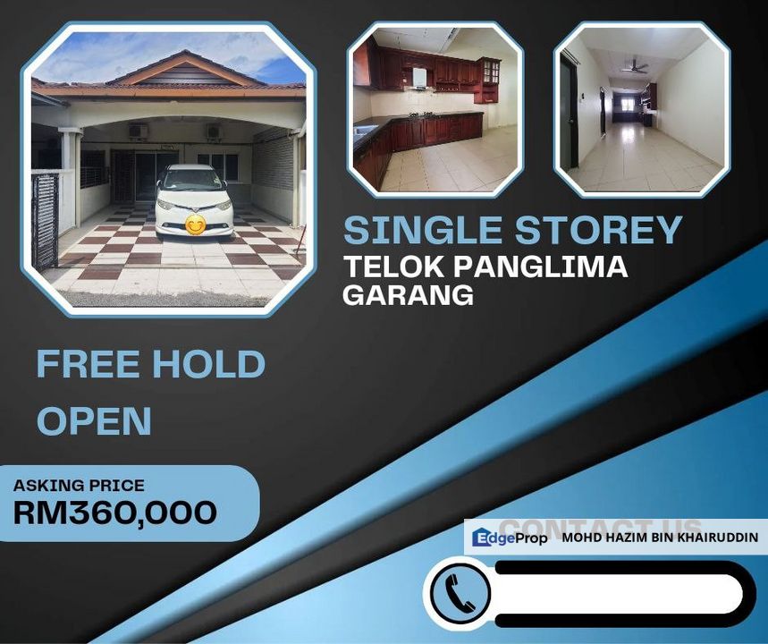 [ Renovated ] Terrace House Single Storey, Taman Dato Hormat Telok