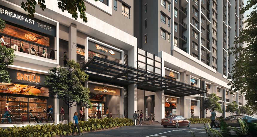 Tuju Residences . Retail