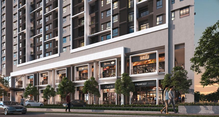 Tuju Residences . Retail