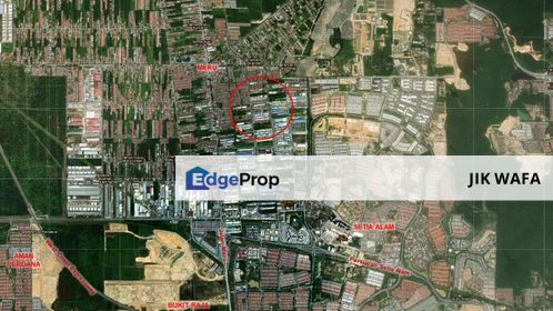 3 acre industrial land Kawasan Perindustrian Meru, Selangor, Kapar 