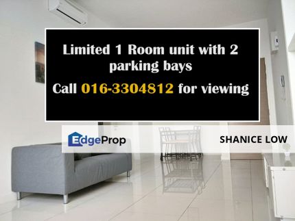 Skypod Residences 1 bedrooms with 2 parking bays for sale, Selangor, Puchong