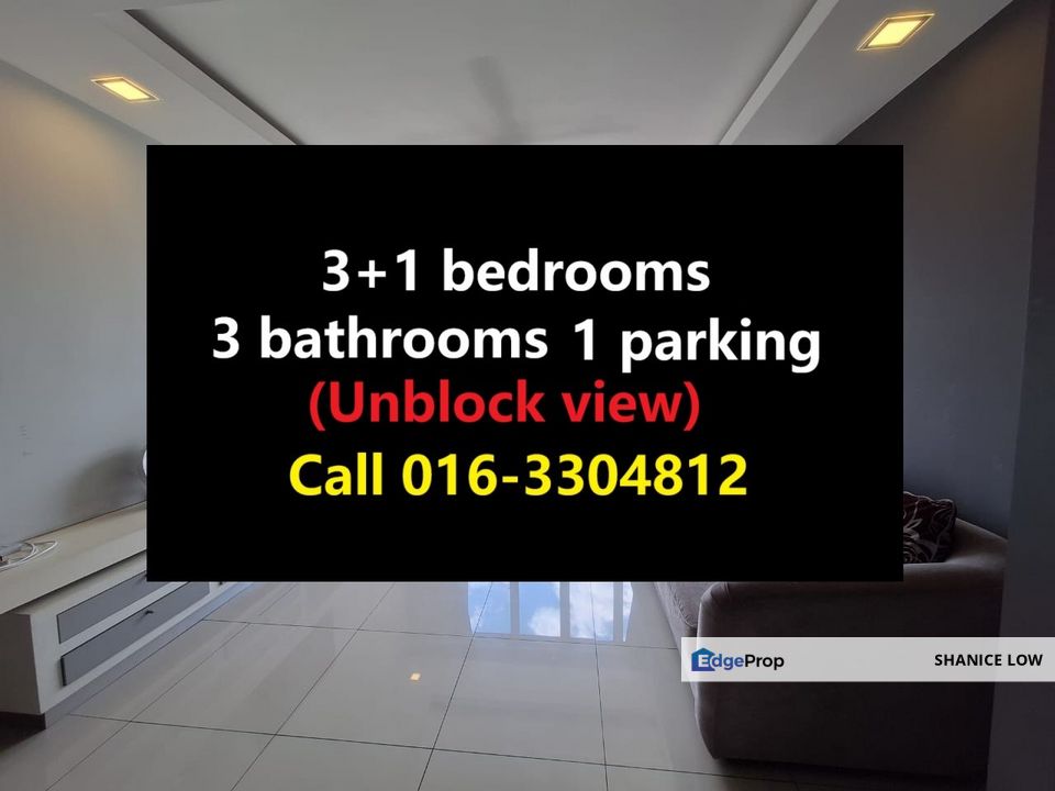 Menjalara 18 Condo 1316sf 3 plus 1 rooms 3 baths 1 parking for Sale, Kuala Lumpur, Bandar Menjalara