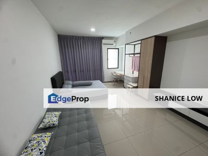 Alinea Suites Shah Alam Studio 1 bathroom 1 parking fully furnished for Rent, Selangor, Shah Alam