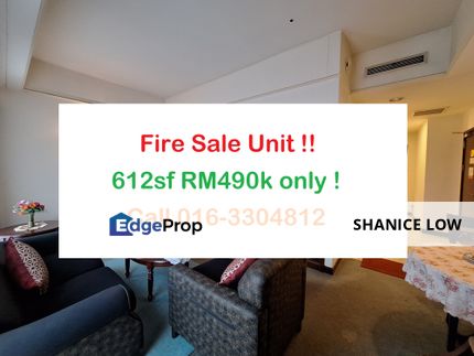 Berjaya Times Square 612sf 1 room 1 bathroom for SALE , Kuala Lumpur, Pudu