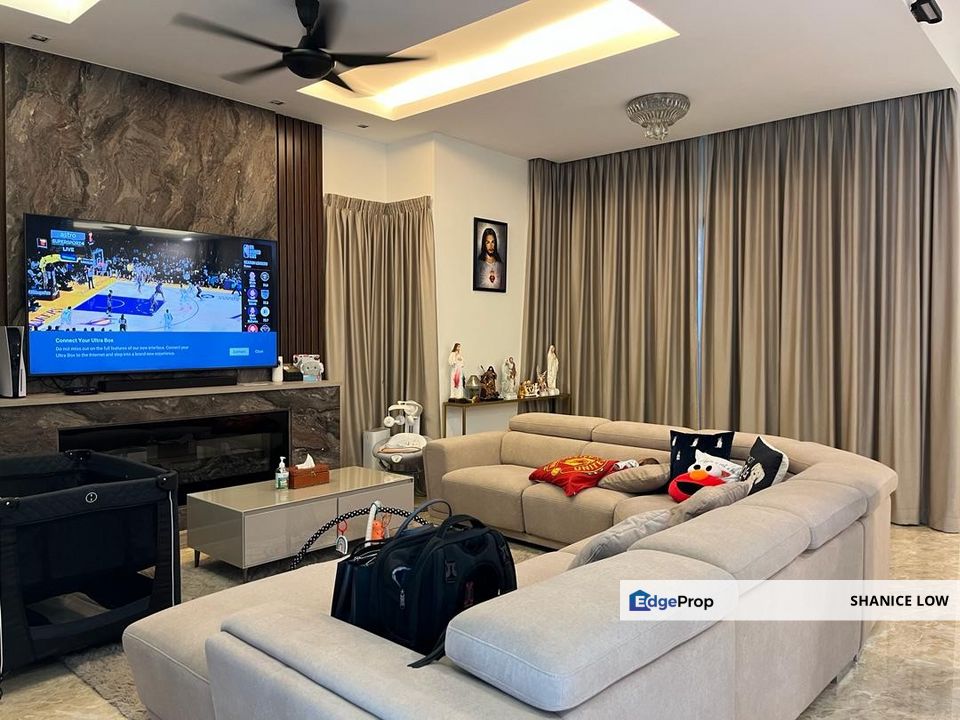 Lake Edge Puchong 2sty Semi-d 50x90 6rooms 7baths gated guarded Sale, Selangor, Puchong