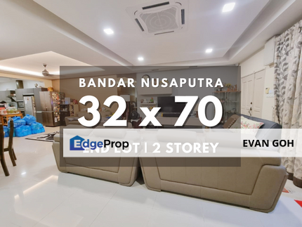 Bandar Nusaputra, Puchong South 2 Storey Terrace For Sale End Lot Renovated, Selangor, Puchong South