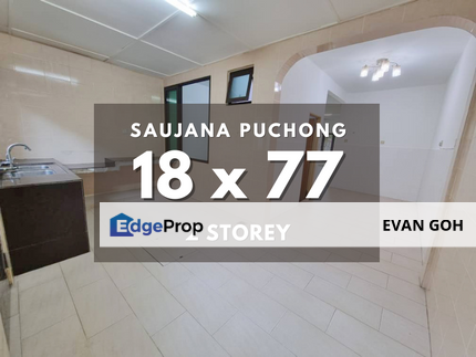 Taman Saujana Puchong SP8 @ 2 Sstorey 18x77, Selangor, Puchong South
