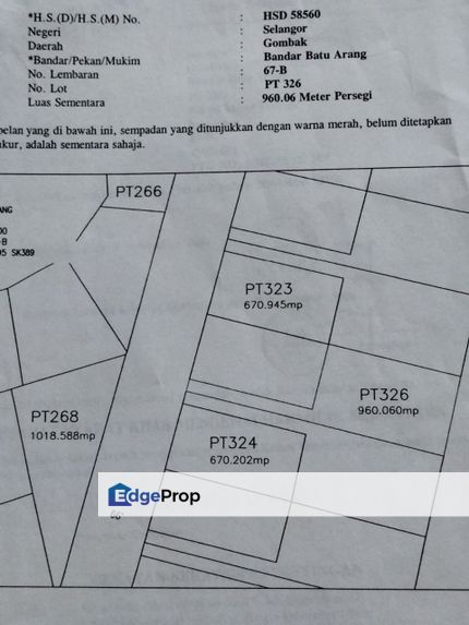 Selangor Residential Land, Selangor, Batu Arang