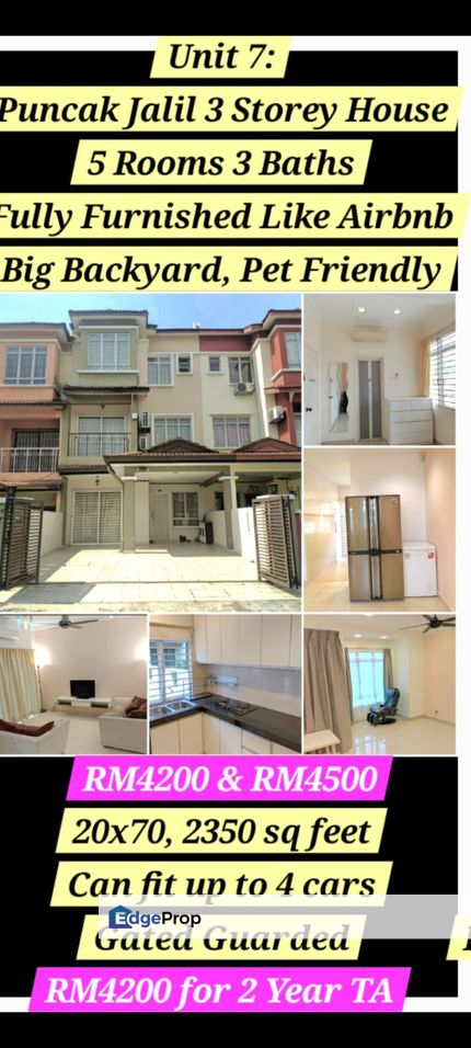 3 sty Terrace house, Puncak Jalil, Selangor, Seri Kembangan