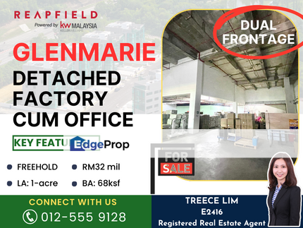 Hot Deal! Prime Detached Warehouse & Office – Unbeatable Opportunity!, Selangor, Shah Alam