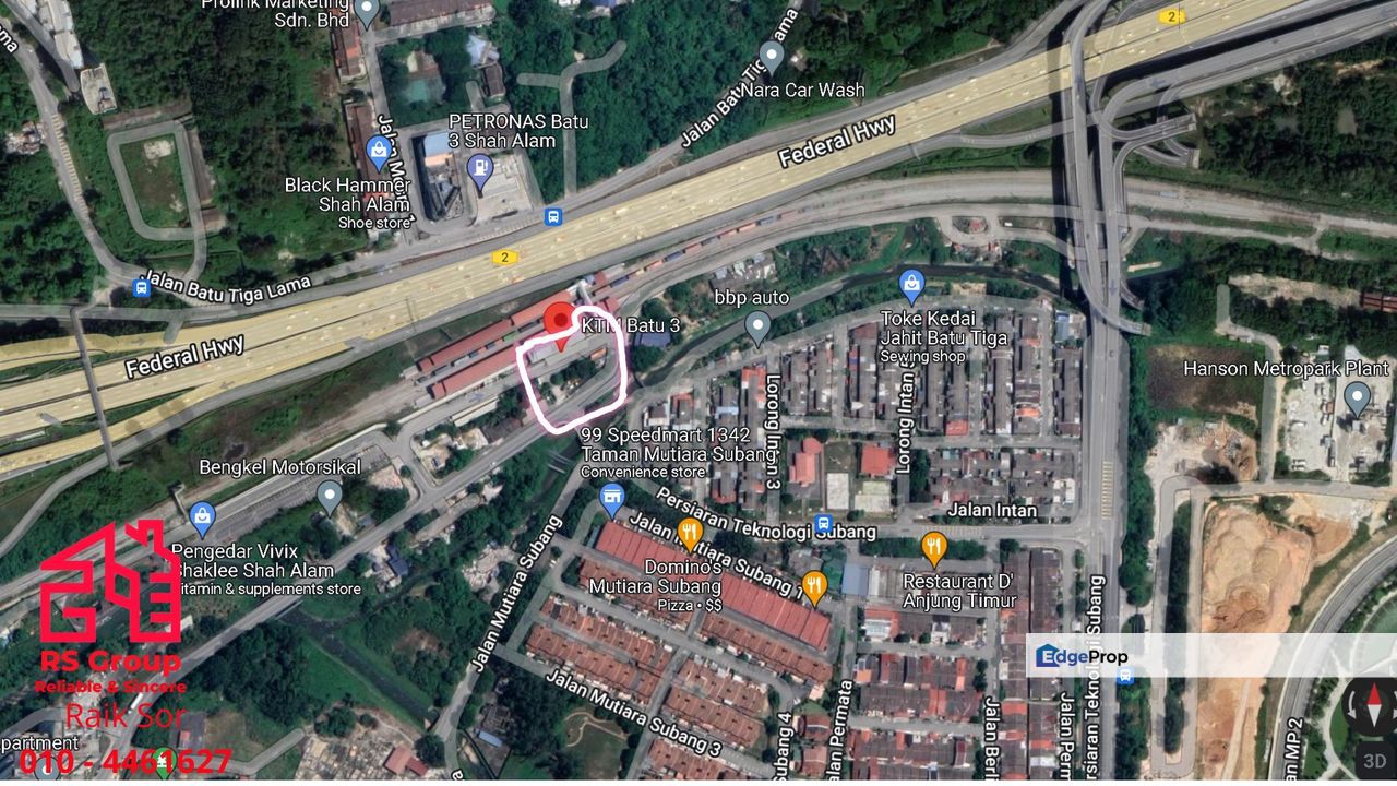 batu tiga KTM station land for sell for Sale RM1,500,000 By Raik Sor