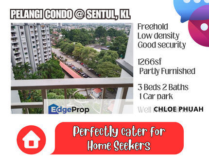 Sentul Pelangi Condo ~ Freehold Sentul Condo Besar Murah for SALE , Kuala Lumpur, Sentul