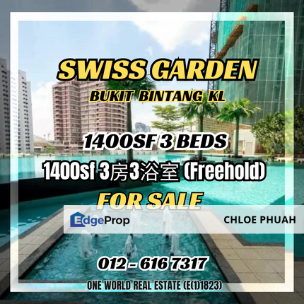 Swiss Garden Bukit Bintang KL Condo for SALE ~ Highly demanded | Strategic location , Kuala Lumpur, Pudu