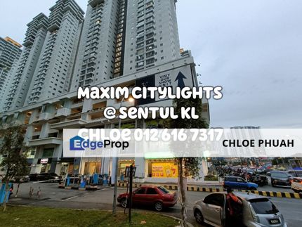 Ads Title: Modern living 3beds Condo in Maxim Citylights with balcony only 400k, Kuala Lumpur, Sentul