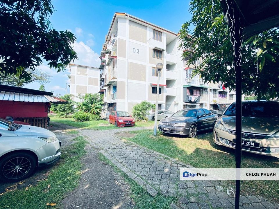 Wangsa Maju Seksyen 1 Flat 527sf near Aeon Mall and Lrt | 2 Bedrooms 1 Bathroom FOR SALE, Kuala Lumpur, Wangsa Maju