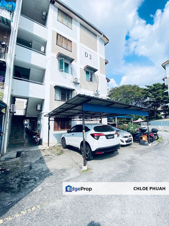 Wangsa Maju Seksyen 1 Flat 527sf near Aeon Mall and Lrt | 2 Bedrooms 1 Bathroom FOR SALE, Kuala Lumpur, Wangsa Maju