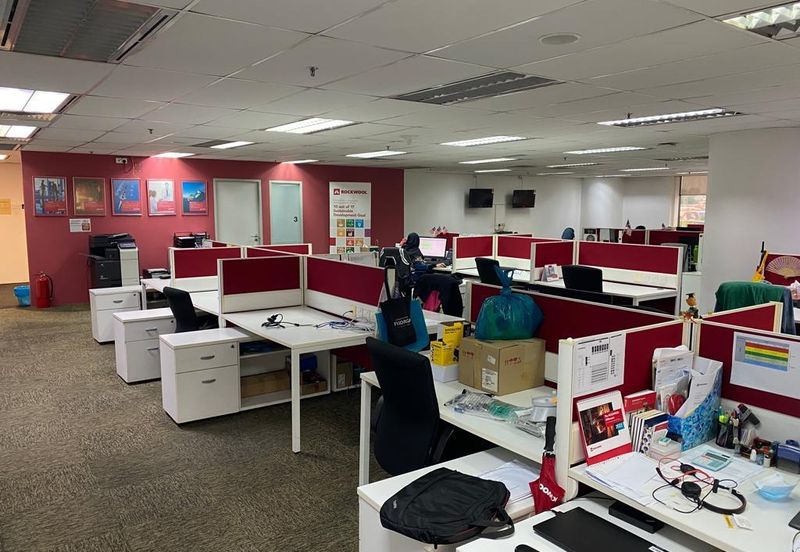 Wisma Consplant Subang Jaya Partially Furnished Office For Rent
