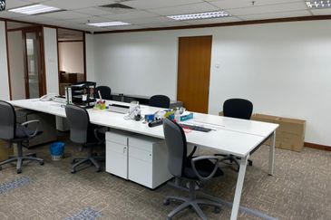 Wisma Consplant Subang Jaya Partially Furnished Office For Rent