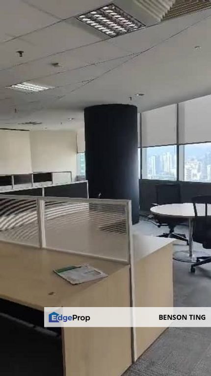 Modern Fully Fitted Office with Stunning View for Rent @ Naza Tower, Kuala Lumpur, KL City