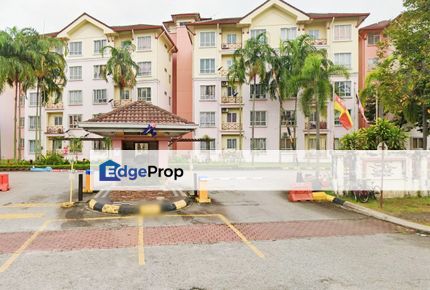 100% Loan!! Bukit Jelutong Pangsapuri Delima Apartment ada Lift, Selangor, Shah Alam