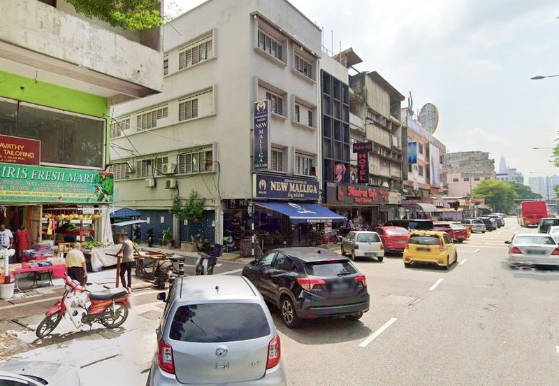 Roi 5%!! Sentul Barat Jln Ipoh 4 Storey Freehold Corner Shop Tenanted