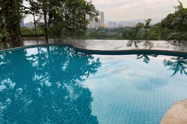 Tropical resort house in a forest environment within KL Citycentre