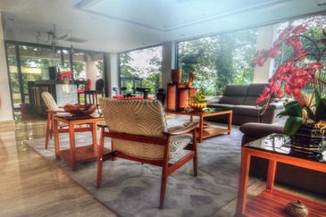 Tropical resort house in a forest environment within KL Citycentre