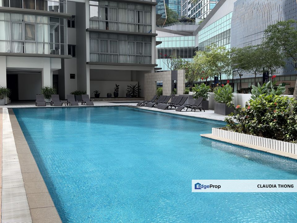 Partially Furnished Condo with Pool View in Damansara, Kuala Lumpur, Damansara