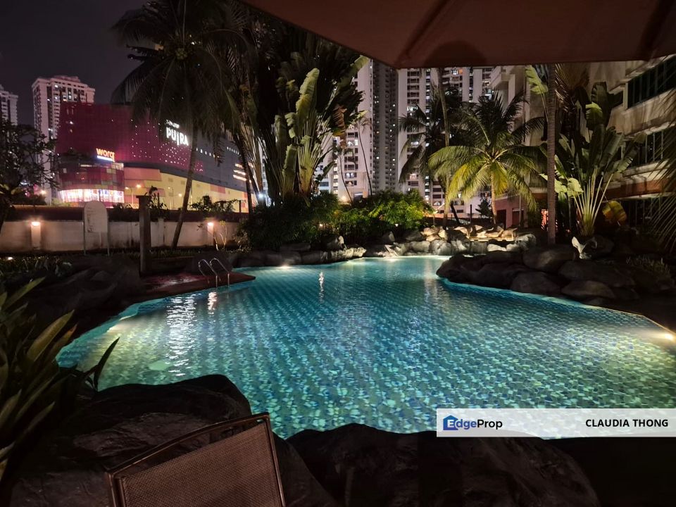 Partially Furnished Condo with Lanai & Dry/Wet Kitchen in Bukit Tunku, Kuala Lumpur, KL City