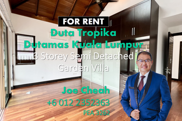3 Storey Semi D For Rent Duta Tropika Solaris Dutamas Kuala Lumpur