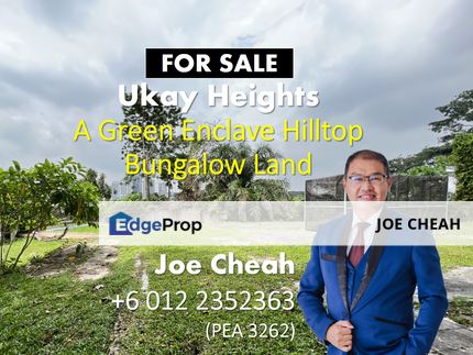 Cool Hilltop Bungalow Land Ukay Heights Taman Hijau Ampang Land For Sale , Selangor, Ampang