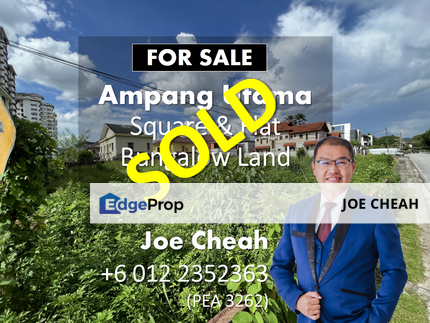 Flat Bungalow Land For Sale Ampang, Kuala Lumpur , Selangor, Ampang