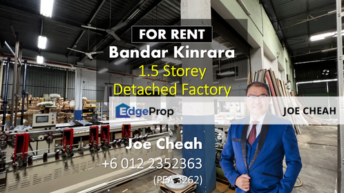 Detached Factory/Warehouse For Rent Puchong, Selangor, Puchong