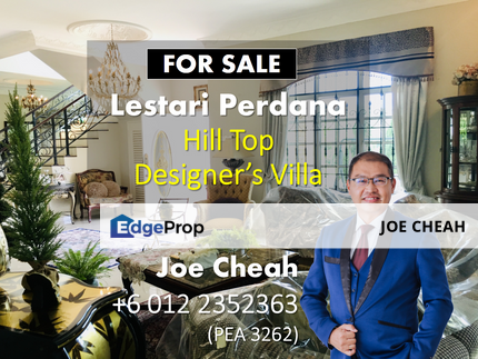 2 Storey Hill Top Designer's Villa For Sale Lestari Perdana Equine Park, Selangor, Seri Kembangan