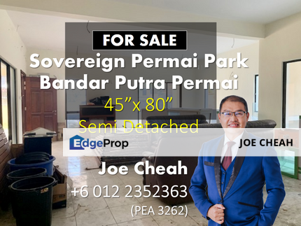 Sovereign Park Semi D 45 x 80 For Sale Bandar Putra Permai Seri Kembangan Equine Park, Selangor, Puchong South