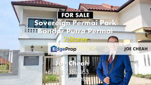 2 Storey Semi D House For Sale Bandar Putra Permai Seri Kembangan, Selangor, Puchong South