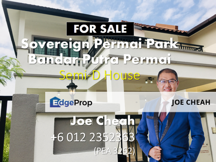 Sovereign Permai Park Semi-D House For Sale Bandar Putra Permai Seri Kembangan, Selangor, Seri Kembangan