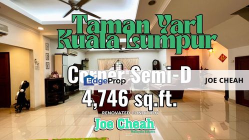 Taman Yarl 2 Storey Corner Semi Detached House , Kuala Lumpur, Jalan Klang Lama (Old Klang Road)
