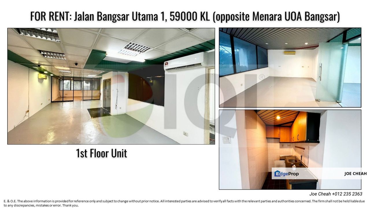 Shop For Rent - Front Facing Jalan Bangsar Utama , Kuala Lumpur, Bangsar