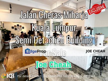 Freehold 2 Storey Semi Detached Building Jalan Cheras, Miharja, Sunway Velocity Kuala Lumpur, Kuala Lumpur, Cheras