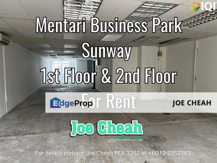 Main Road 8/8 Mentari Business Park PJS 8 - Office For Rent 22 x 75  Bandar Sunway PJ, Selangor, Bandar Sunway