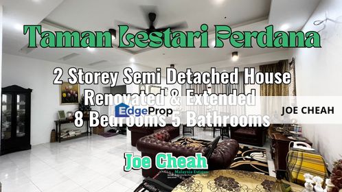 Semi Detached 8 Bedrooms Newly Renovated For Sale, Selangor, Seri Kembangan